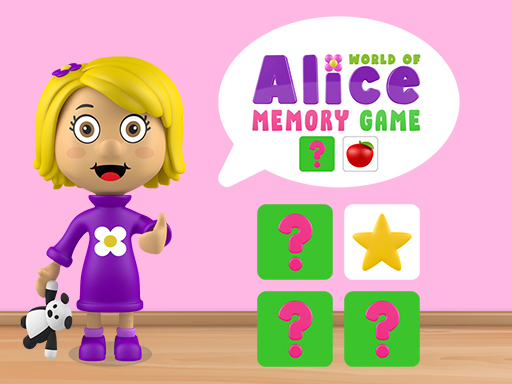 Juego de memoria El mundo de Alicia