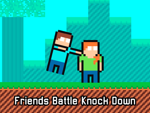 Juego de derribo de batalla de amigos