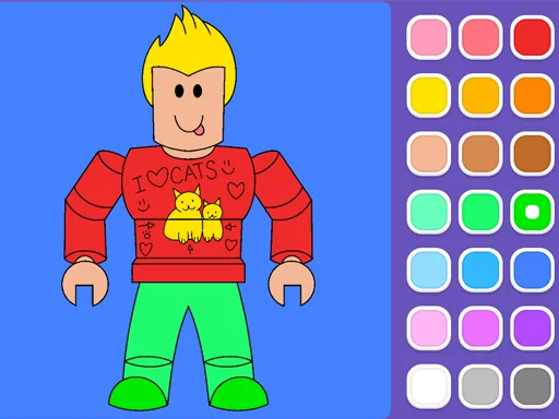Juego de colorear de Roblox