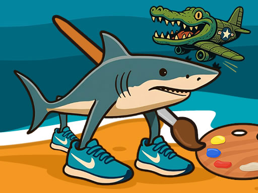 Juego de colorear de Brainrot italiano