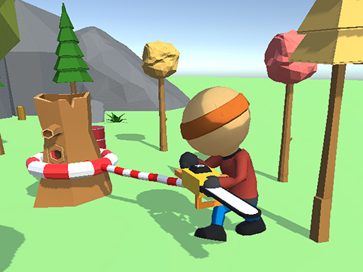 Juego del cortador de leñador