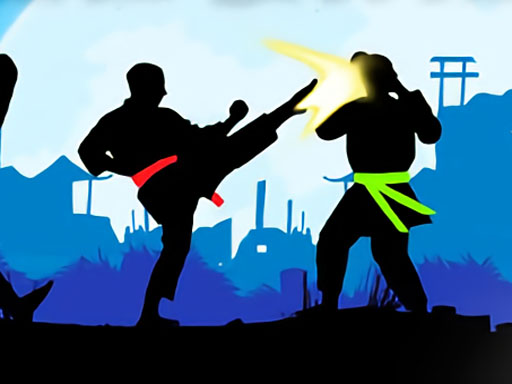 Juego de luchador de karate