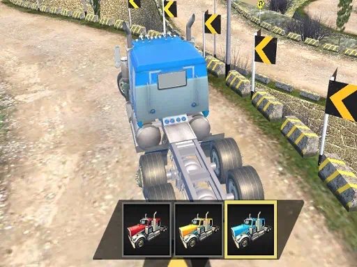 Juego de conducción de camiones y trenes de carretera imagen de portada