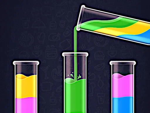 Juego de rompecabezas de colores para clasificar el agua cover image