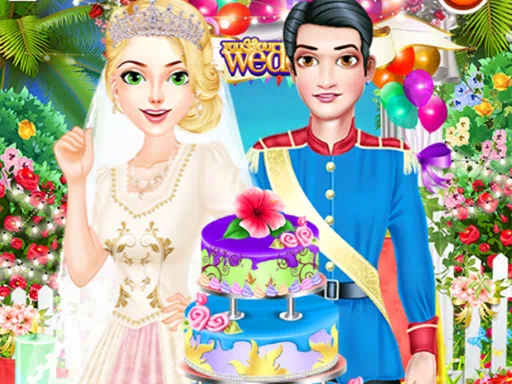 Juego del día de la boda de la chica real