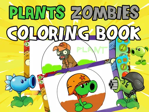 Juego de colorear de Plantas contra Zombies