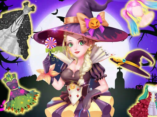 Juego de boutique de princesas de Halloween