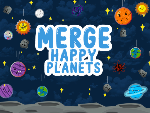 ¡Fusiona planetas felices! Juego