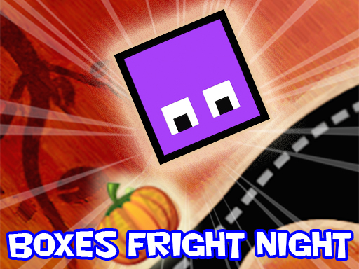 Juego de la noche del miedo de las cajas