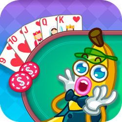 Juego de póquer de plátano