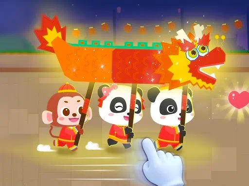 Juego de manualidades para el festival chino del pequeño Panda