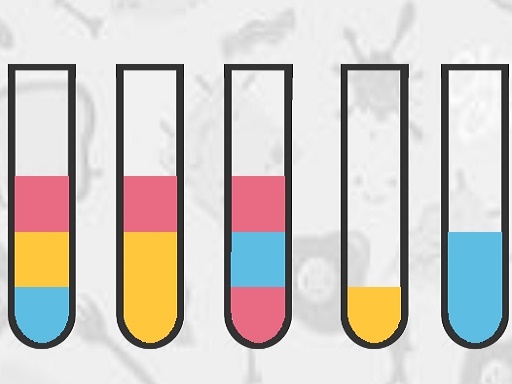 Juego de clasificación de colores de agua