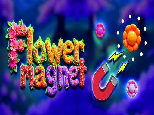 Juego de imán de flores