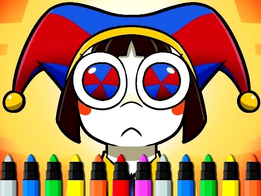Juego de aventura para colorear de circo digital