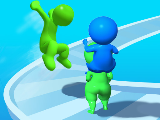 Juego de correr y recolectar stickman