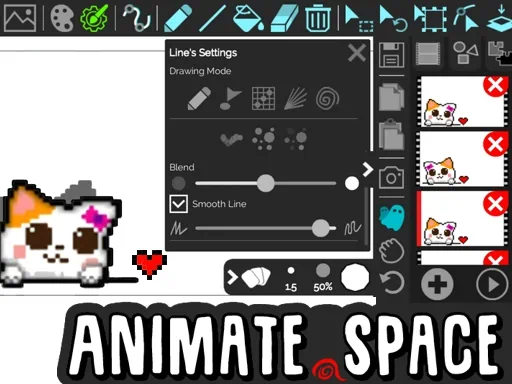 Animate.space: ¡Crea GIF animados! Juego imagen de portada