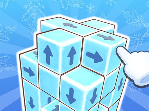 Juego de cubo de Año Nuevo en 3D