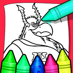 Juego de páginas para colorear de chicos de anime