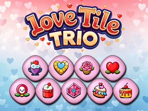 Juego de trío de fichas de amor imagen de portada