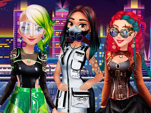 Juego de moda de Cyberpunk City
