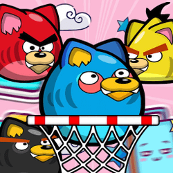 Juego de gatos enojados