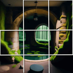 Juego de búsqueda de imágenes de lugares abandonados