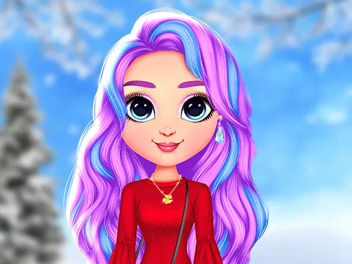 Juego de atuendos de invierno perfectos para chicas arcoíris