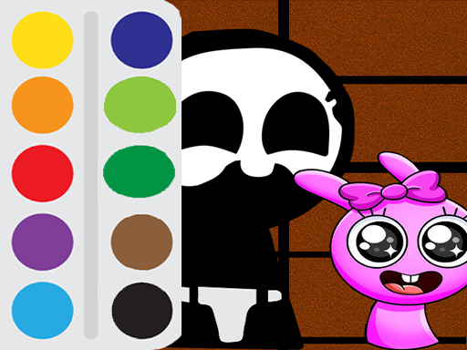 Juego de colorear Baby Sprunki Incredibox
