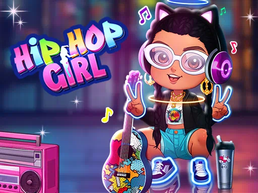 Juego de hip hop para chicas con estilo