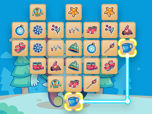 Juego de mahjong de invierno